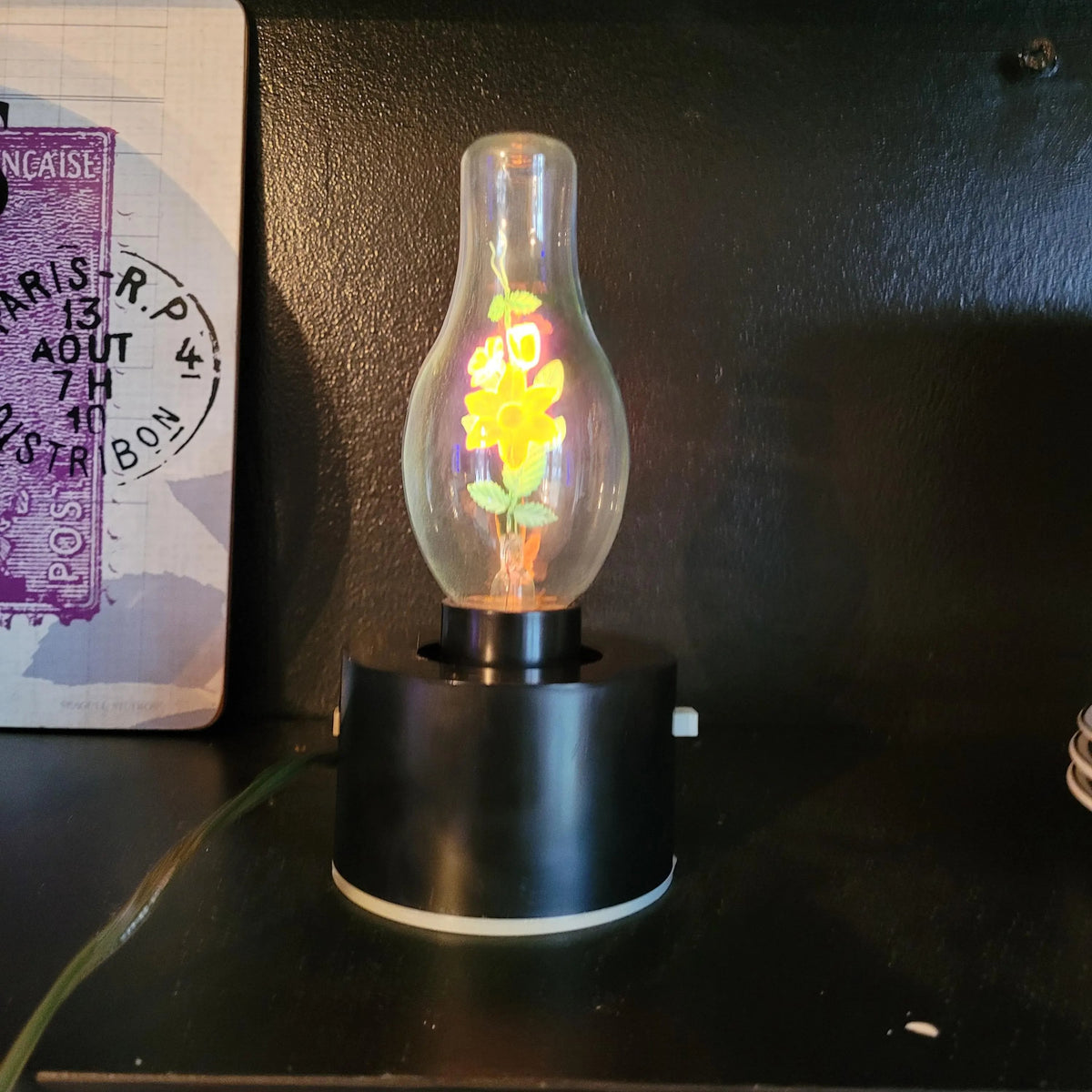 💡Vintage 1930's Working Converted Oil Lamp