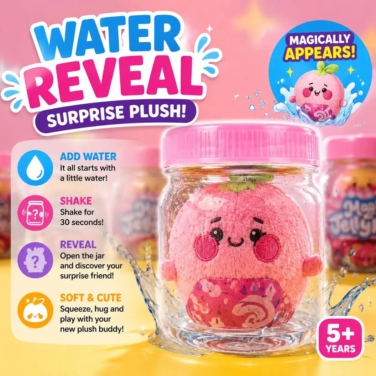 🎉✨ Surprise Reveal Squishy Characters | The Water Reveal Toy That Brings Magic To Life