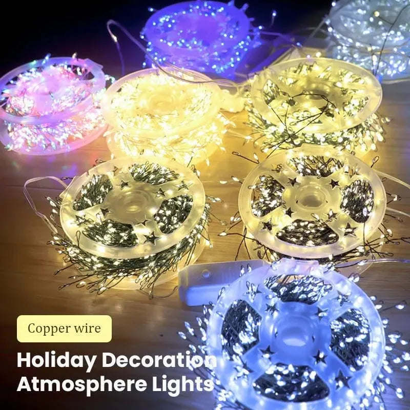 Christmas Lights Firecracker String Lights