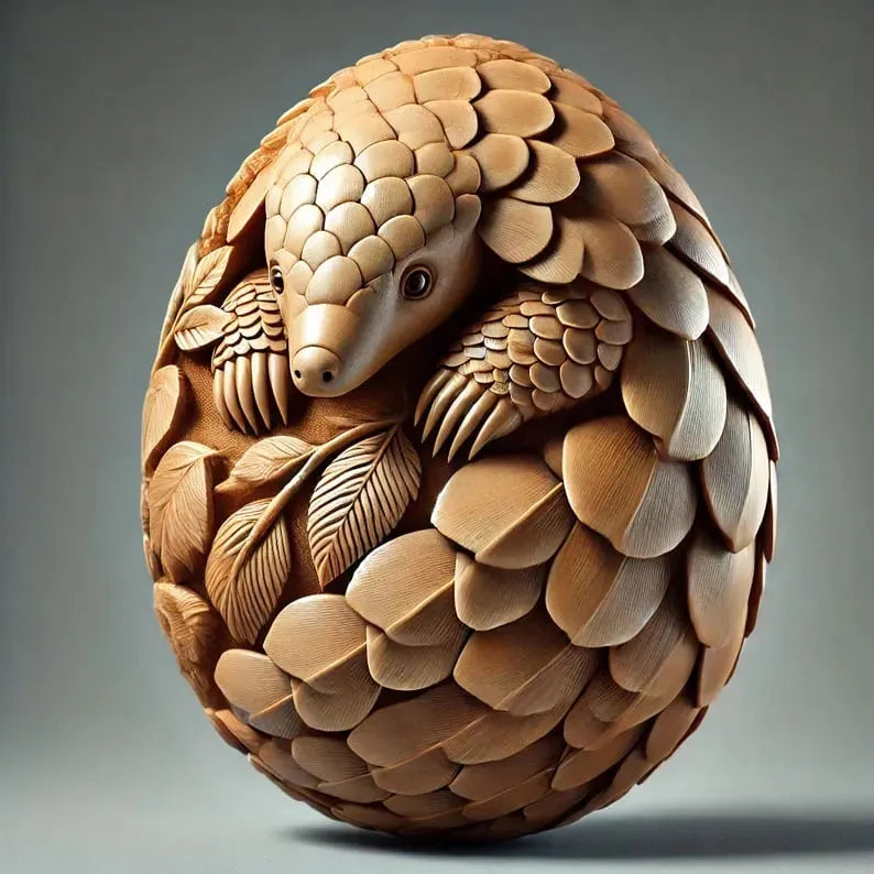 Animal Easter carving craft egg🥚