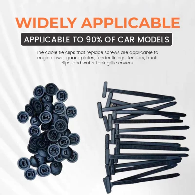 🔥HOT SALE🔥🚗 Instant Car Fix 🔧 Nylon Universal Cable Tie Buckle - For Quick, Secure Vehicle Part Fastening!