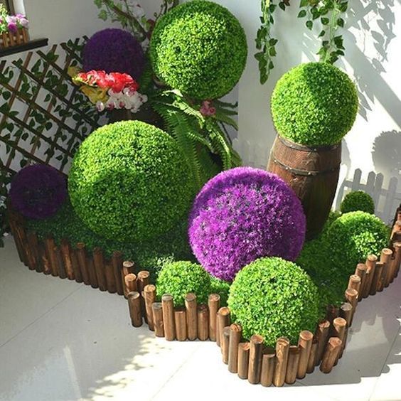 Simulation Plant Grass Ball