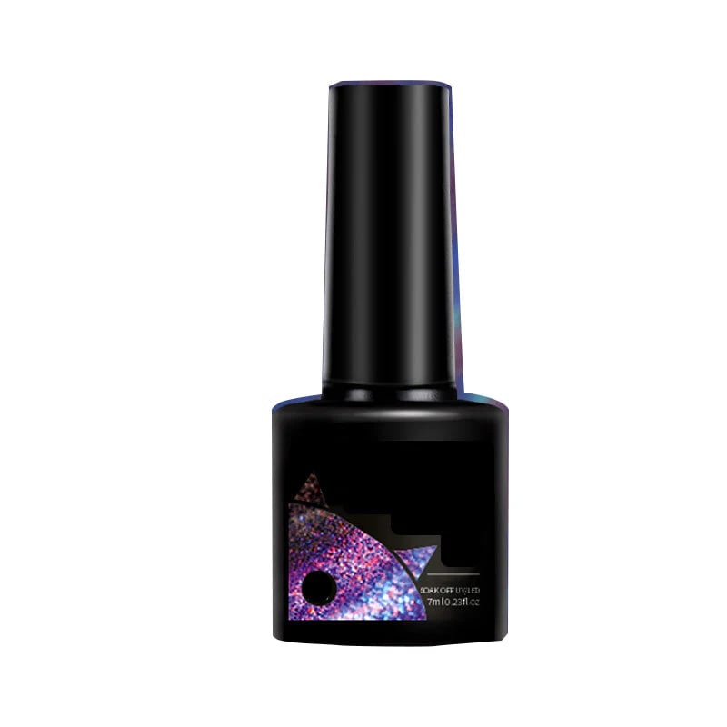 💖Glitter Rainbow Cat Eye Gel Nail Polish