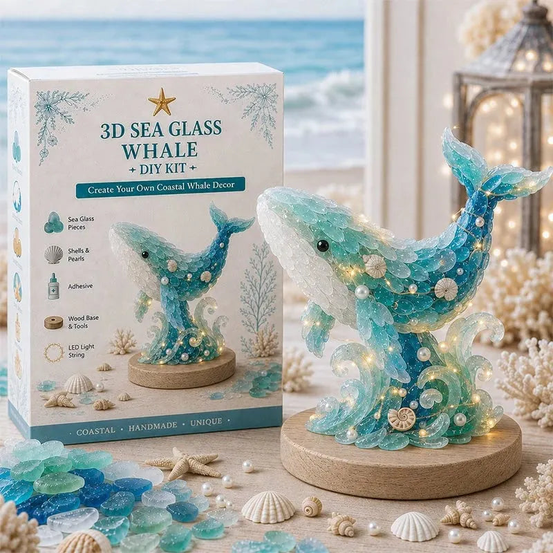 🎉 -DIY 3D Sea Glass Art Kit🌊✨