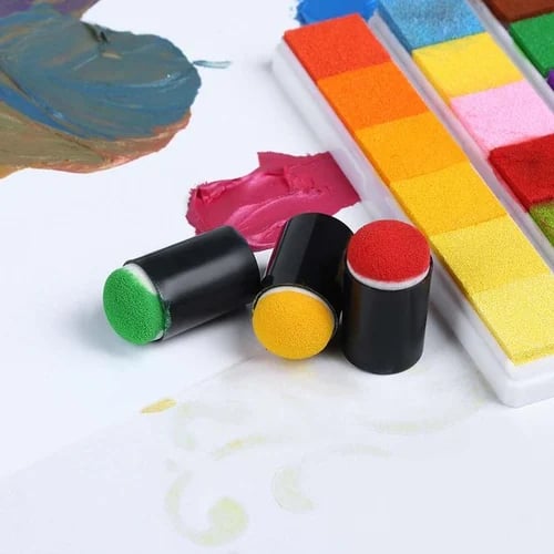 (🔥 Last Day Promotion SALE-49% OFF) DIY sponge finger painting kit 💖 BUY 2 GET FREE SHIPPING