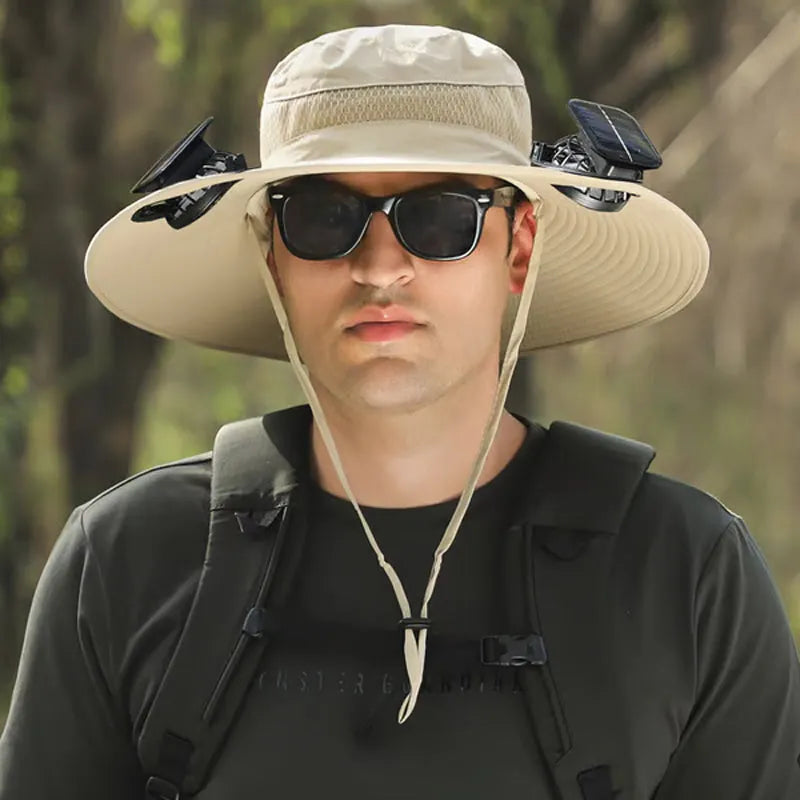 🎁Hot Sale 50%OFF💖Ultralight Solar Fan Sun Hat