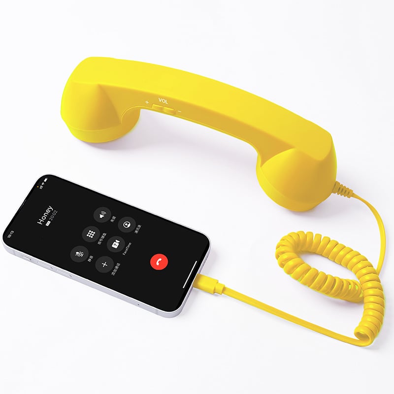 🎉 Retro telephone handset with Type-C interface 📞