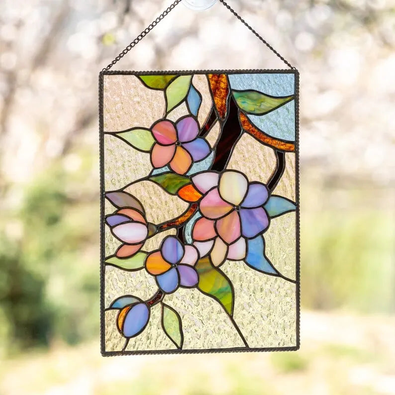 ⏰New Years Sale - 49% Off 🎉Cardinal Stained Glass Window Panel🦜🦜