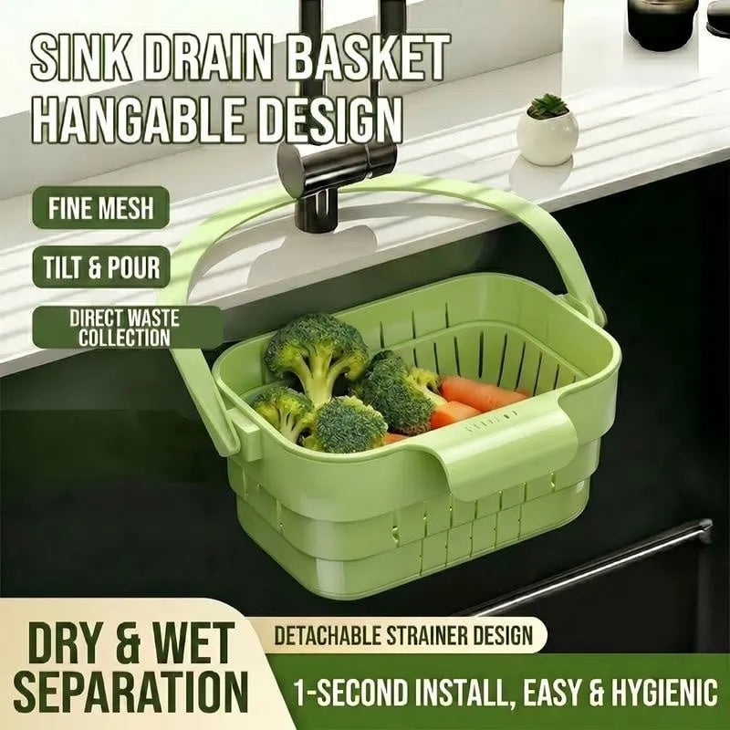 🔥HOT SALE🔥Foldable Hanging Kitchen Sink Drain Basket🧺