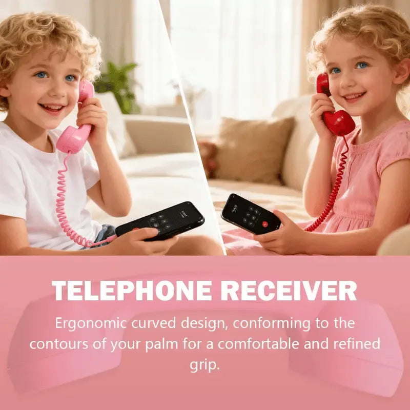 🎉 Retro telephone handset with Type-C interface 📞