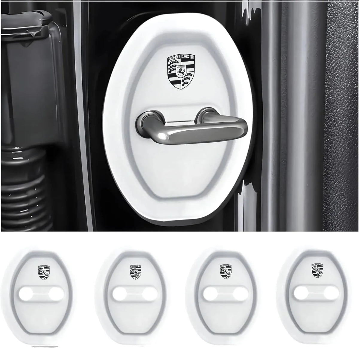 Eptchn Universal Silicone Car Door Covers Protector (4 PACK)