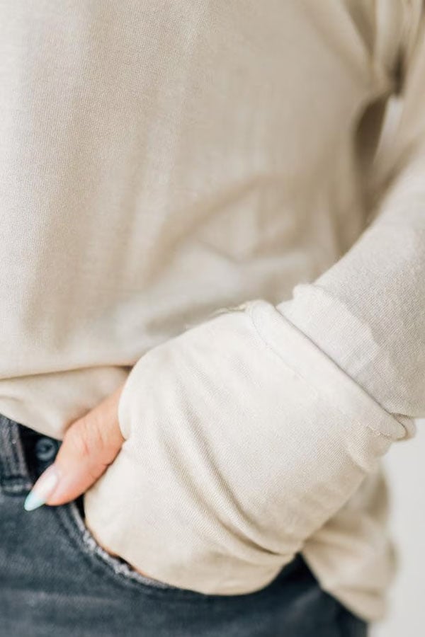 Mineral Wash Thumbhole Tee (Buy 2 Free Shipping)