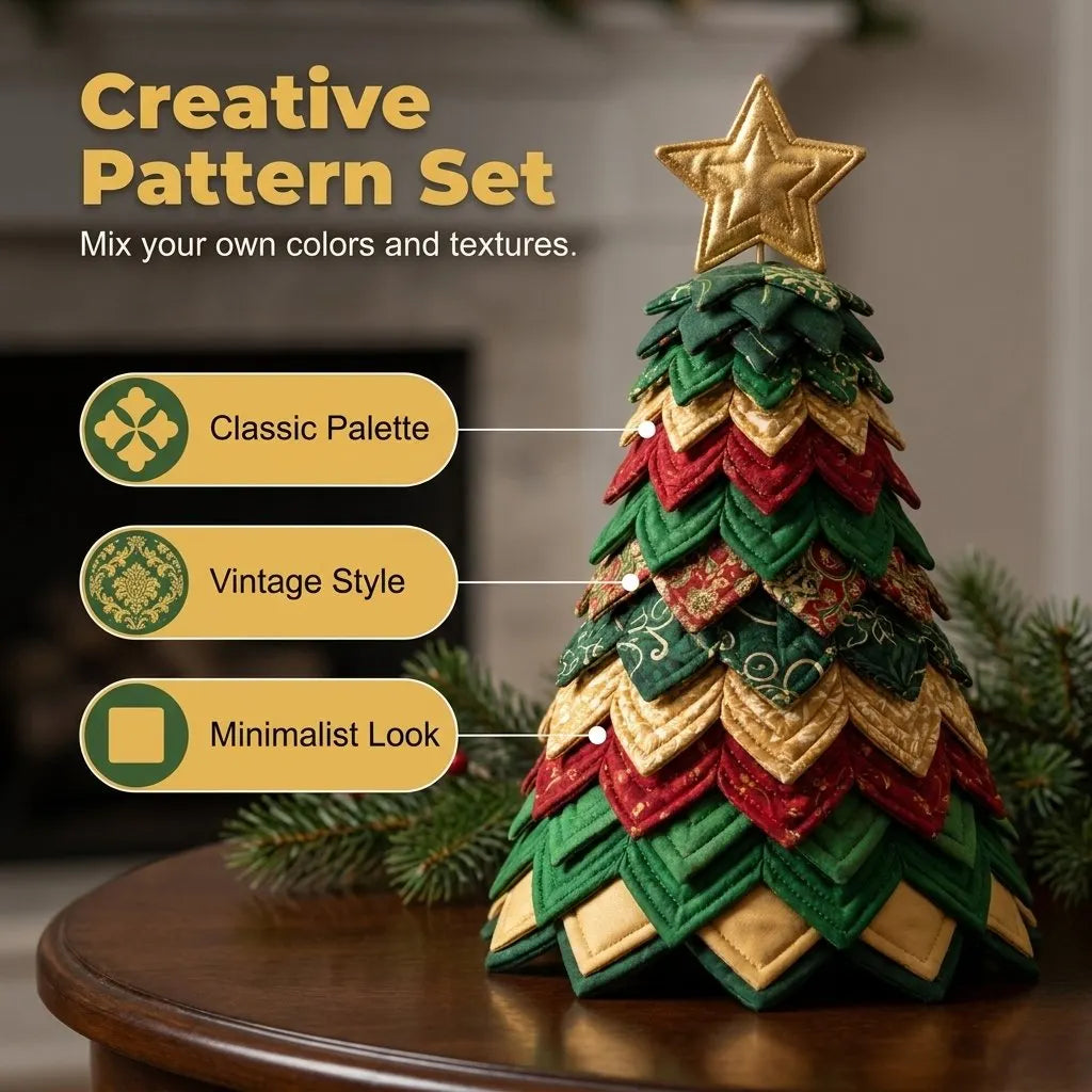 🔥HOT SALE🔥🎄 Layered Patchwork "Tree of Joy"