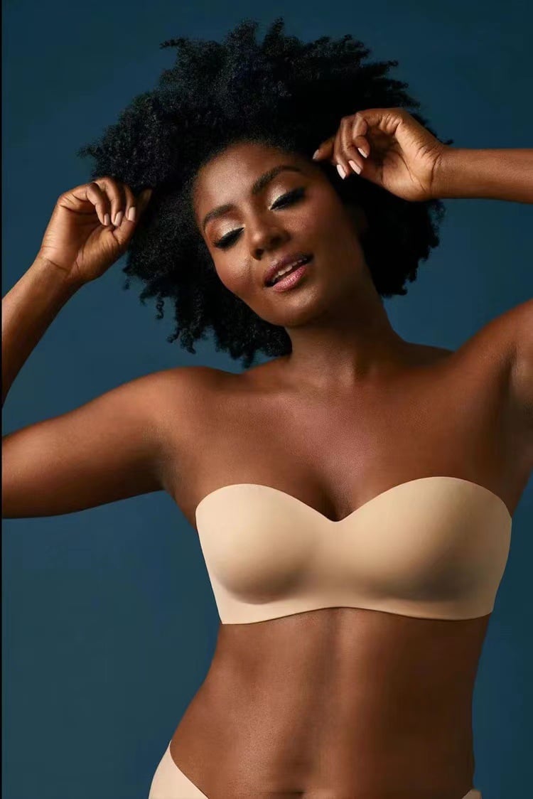 Full Support Non-Slip Convertible Bandeau Bra