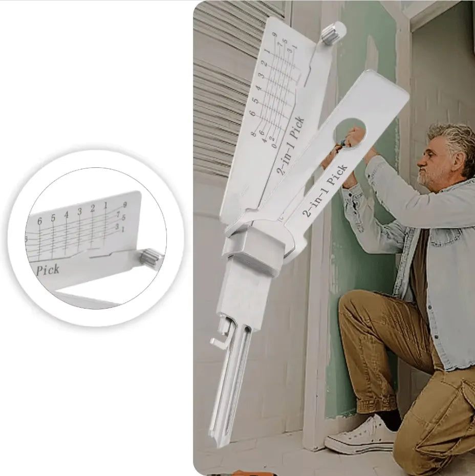 🔥HOT SALE🔥💥🏆Stainless Steel Master Key Decoder🔥 ⚒️