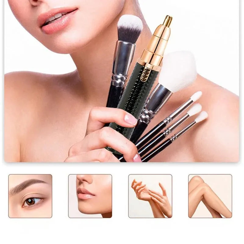 🔥 HOT SALE 🔥✂️ 2026 Sale — Over 38,000 Sold!🔥 Portable Electric Eyebrow Trimmer – Interchangeable Heads 🪒