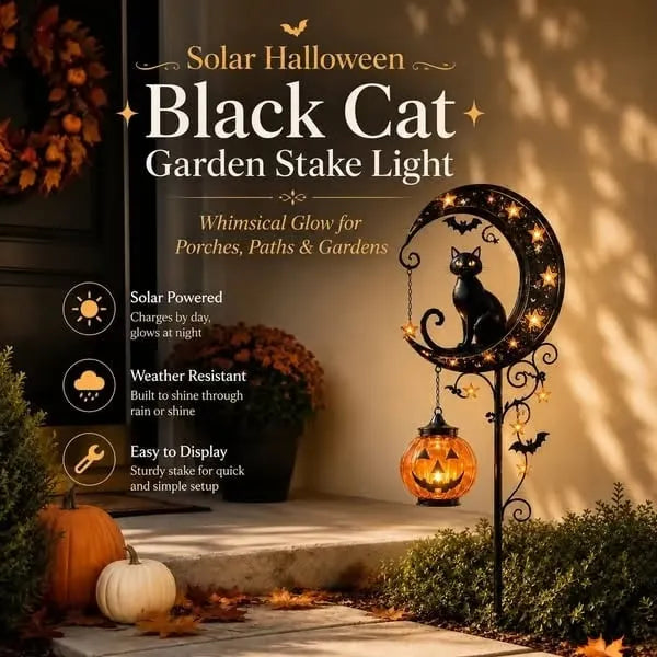 🎉🎃Halloween Early Bird Special Sale 49% OFF-Pumpkin Moon Garden Stake Light