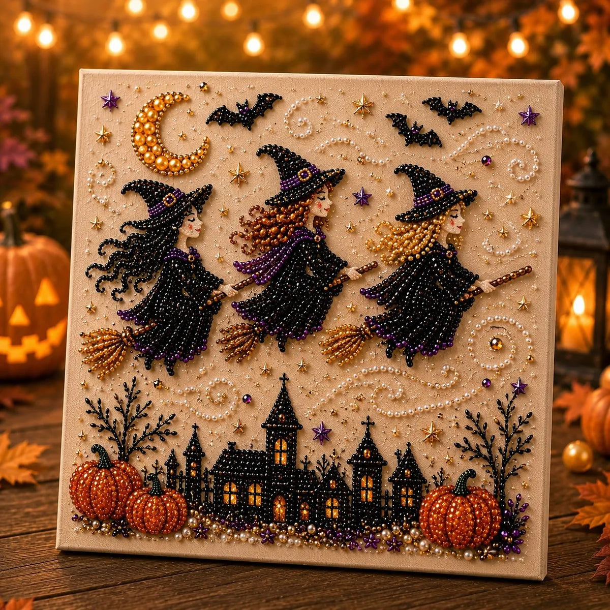 🔥Last Day 49% OFF - 🎃Halloween Theme Pearl Art DIY Kit 👻 Buy 2 Get Free Shipping📦