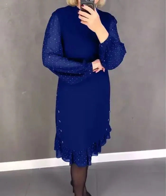 👗To lead the plus-size fashion: comfortable dress charm bloom💋