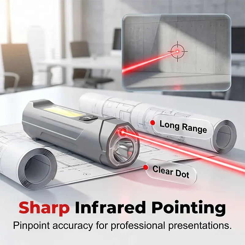 🔥HOT SALE🔥Infrared Laser Flashlight with COB Magnetic Base🔥