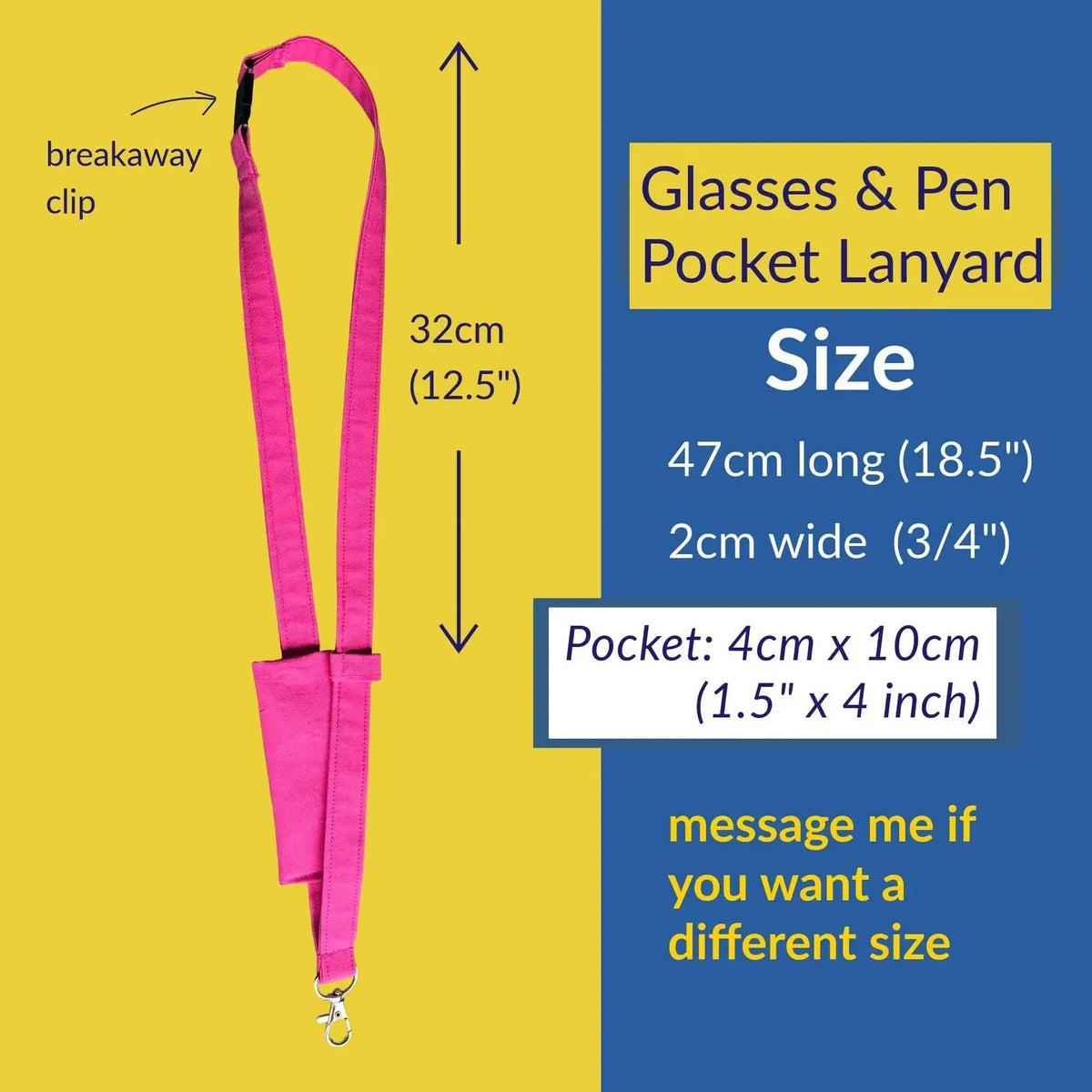 🔥 HOT SALE 🔥👩‍🏫NEW UPGRADED Plain Fabric Pen Lanyards