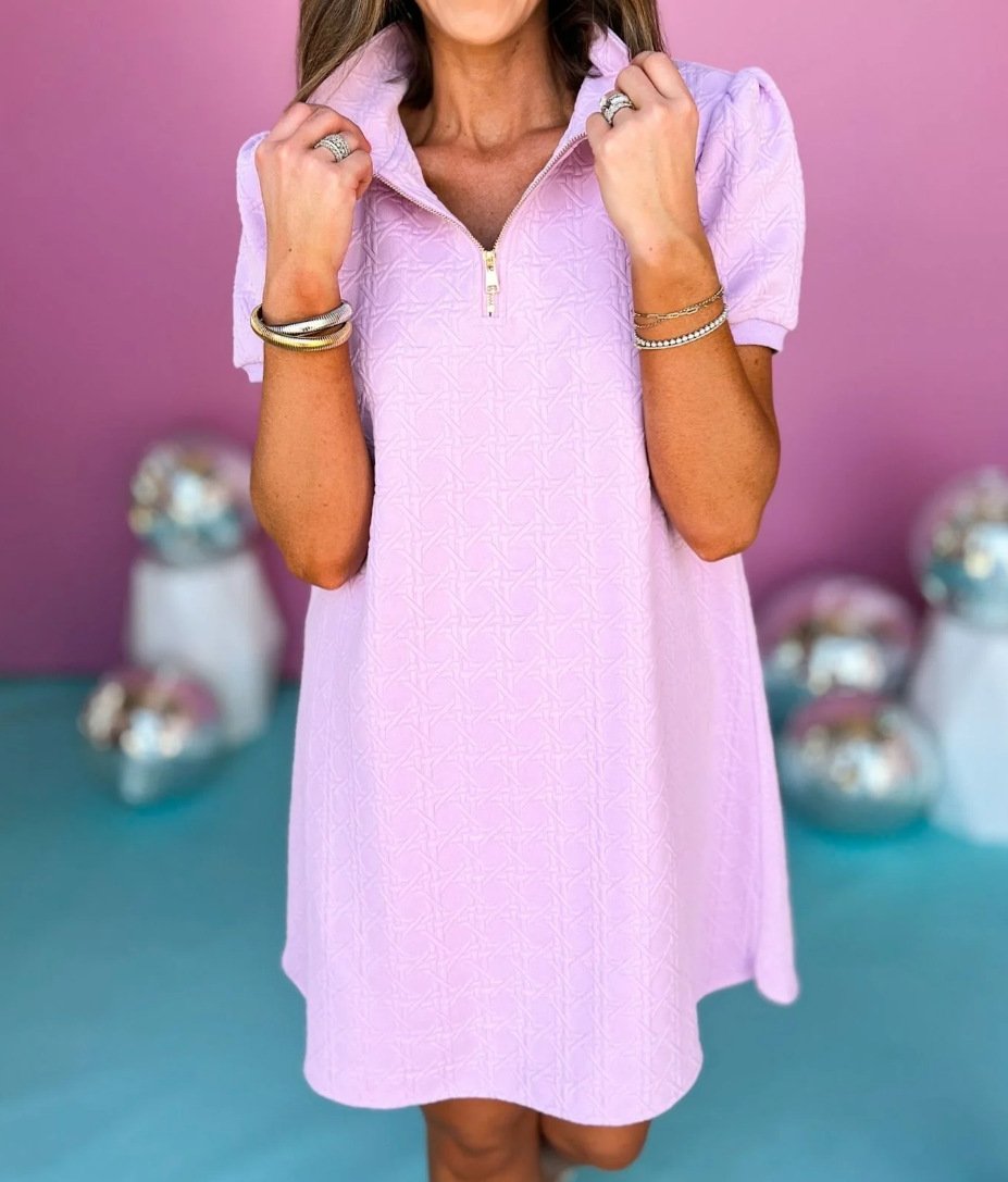 Back & Better: Elevated Cane Quilted Dress