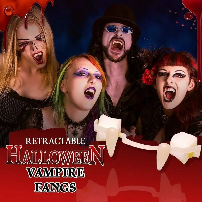(🔥Hot Sale)Retractable Halloween Vampire Fangs