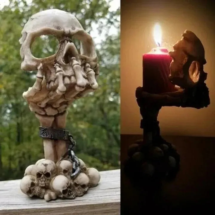 Deliberation Tealight Holder/Halloween Decor, Home Horror Decor