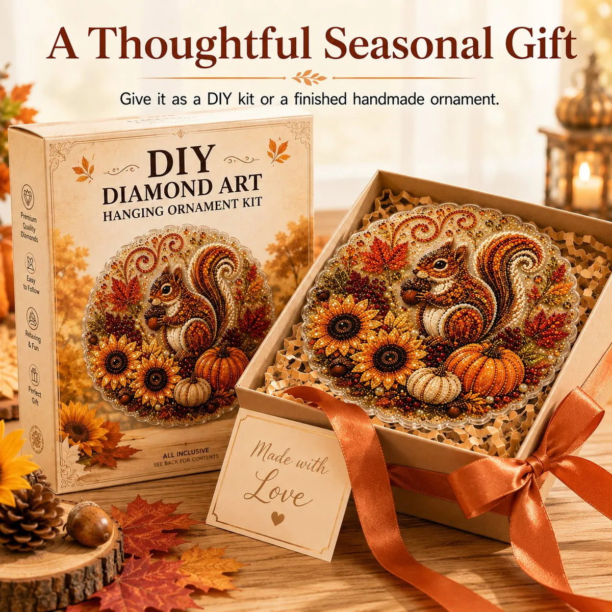🔥Last Day 49% OFF - 🍂✨Autumn Diamond Painting Hanging Ornament(📦Buy 2 Free Shipping)