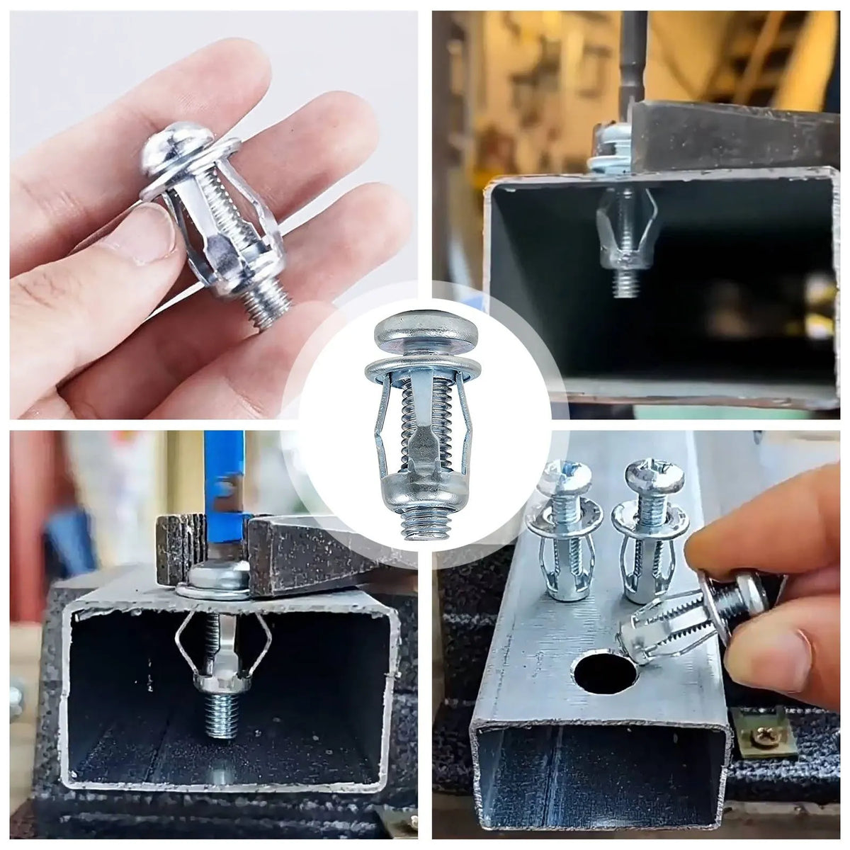 🎉 🔥🎁🔩  Button Rivet Locking Nuts Set