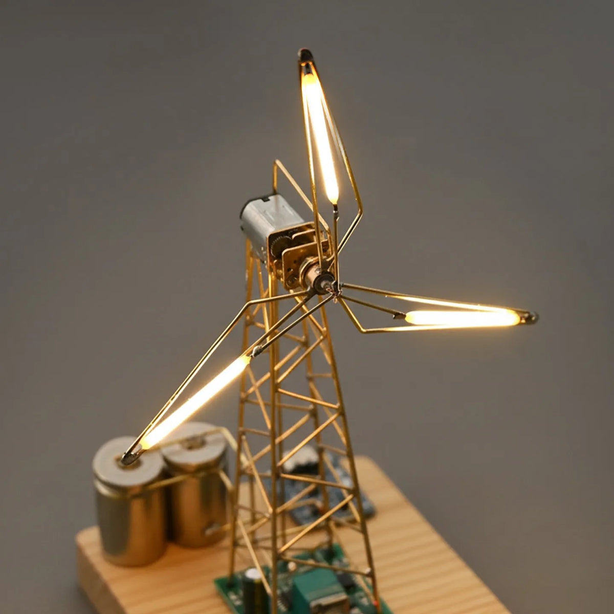 🔥HOT SALE🔥🏆Hot Sale 💡DIY Industrial Retro Windmill Lamp | Hand-Craft Your Own Warm Ambience