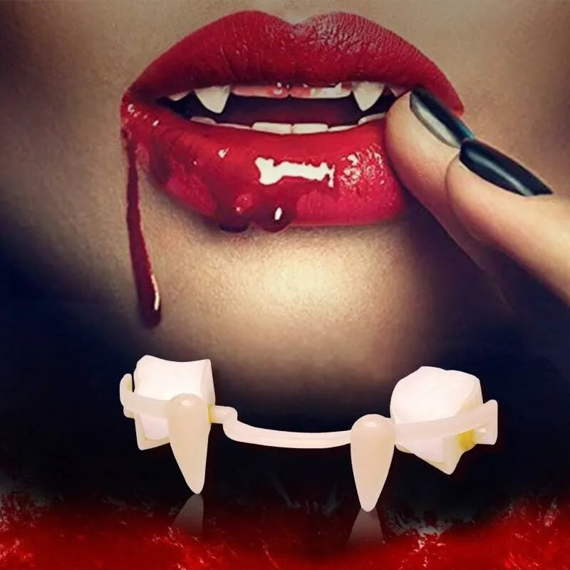 (🔥Hot Sale)Retractable Halloween Vampire Fangs