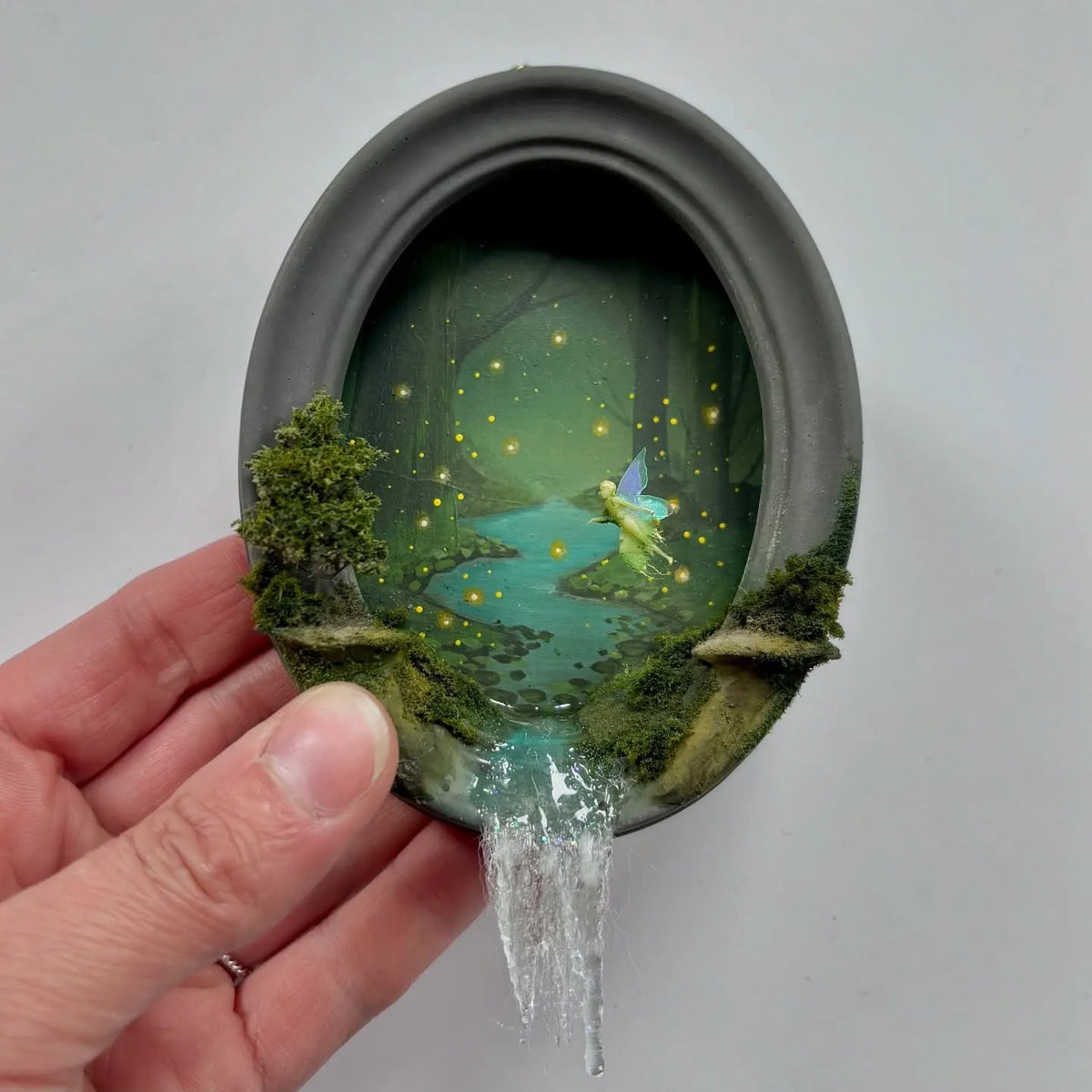 🔥LAST DAY 49% OFF - 👽🛸 Handmade UFO Diorama Art Sculpture