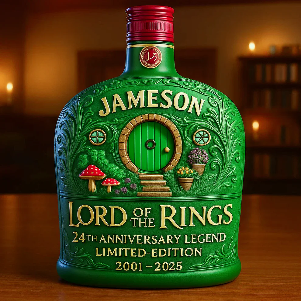 Lord Of The Rings 24th Anniversary Whiskey Bottle
