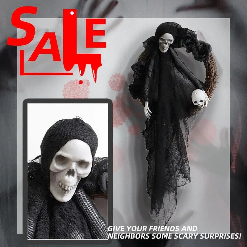 🔥Halloween Promotion-50%🔥Ghost Door Halloween Hanging Decoration