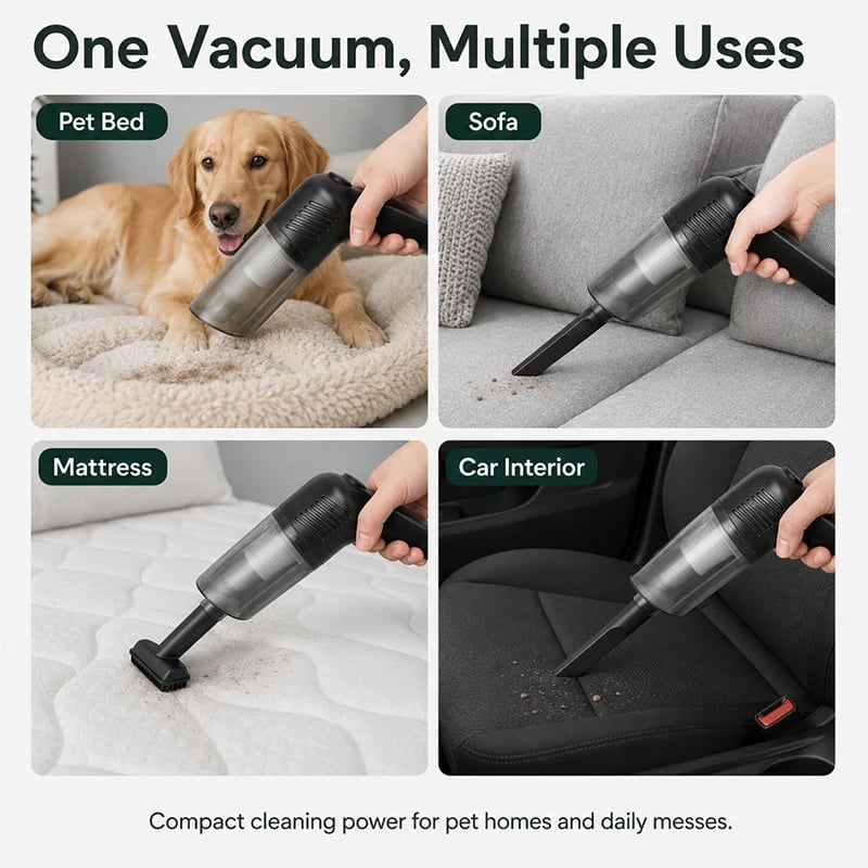 🎉Handheld Cordless Mattress Vacuum Cleaner