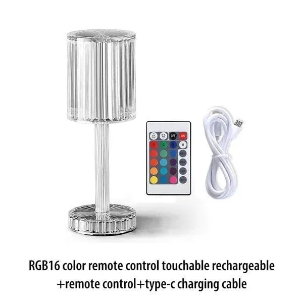 Touching Control  Crystal Lamp