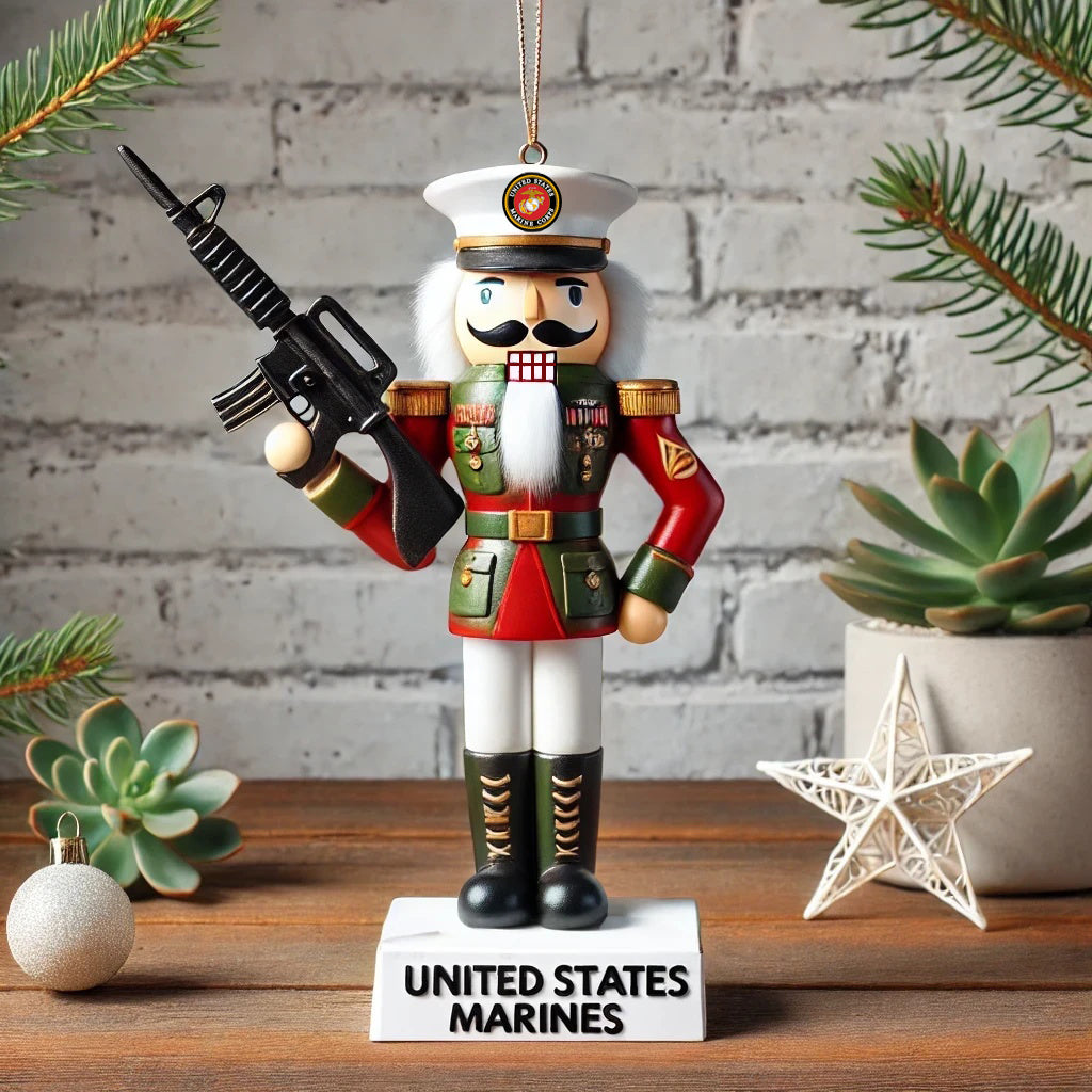 Veteran Tribute Nutcracker Statue Ornament