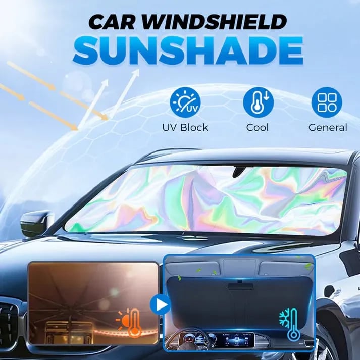 🔥HOT SALE🔥🌊2026 Summer Hot Sale-💥2026 Foldable Anti-UV Windshield Sunshade