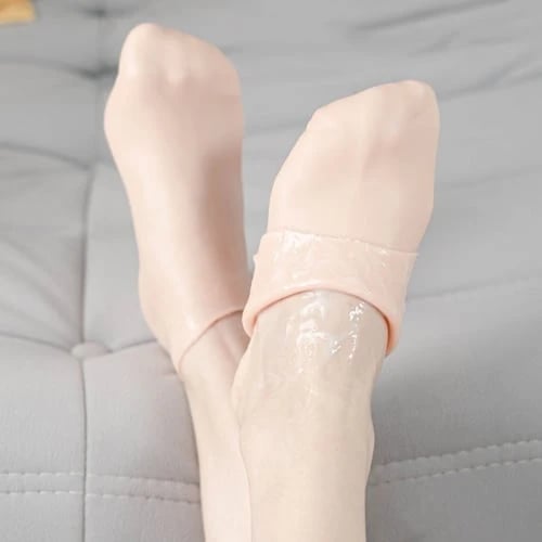 🎉🔥Hot Sale 49% OFF🔥 Women's Silicone Foot Socks – Moisturizing Gel, Cracked Heel Repair, Reusable 🦶