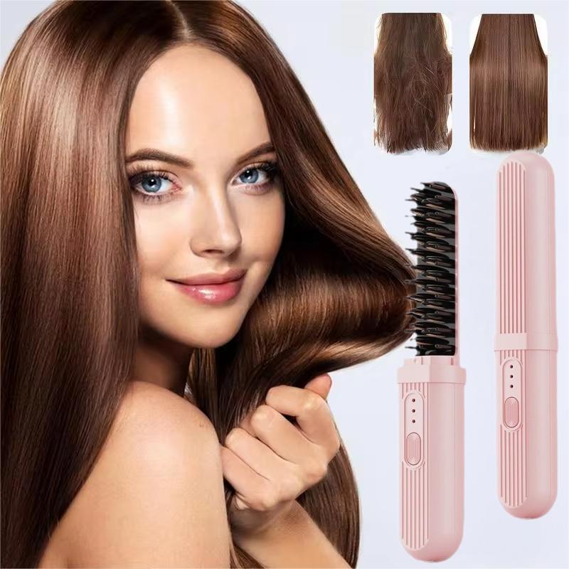 🔥Last Day 50% OFF - ✨New In-Women's Cordless Hair Straightener Brush