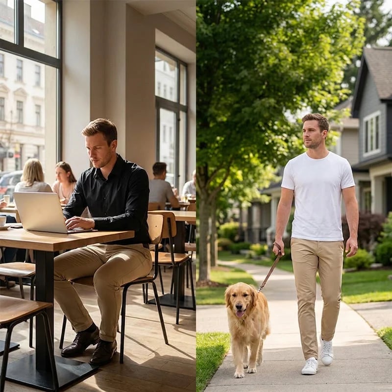 🔄🎁 LIMITED TIME! 👔Slim Stretch Pants – Versatile style & perfect fit – A smart gift for any man.