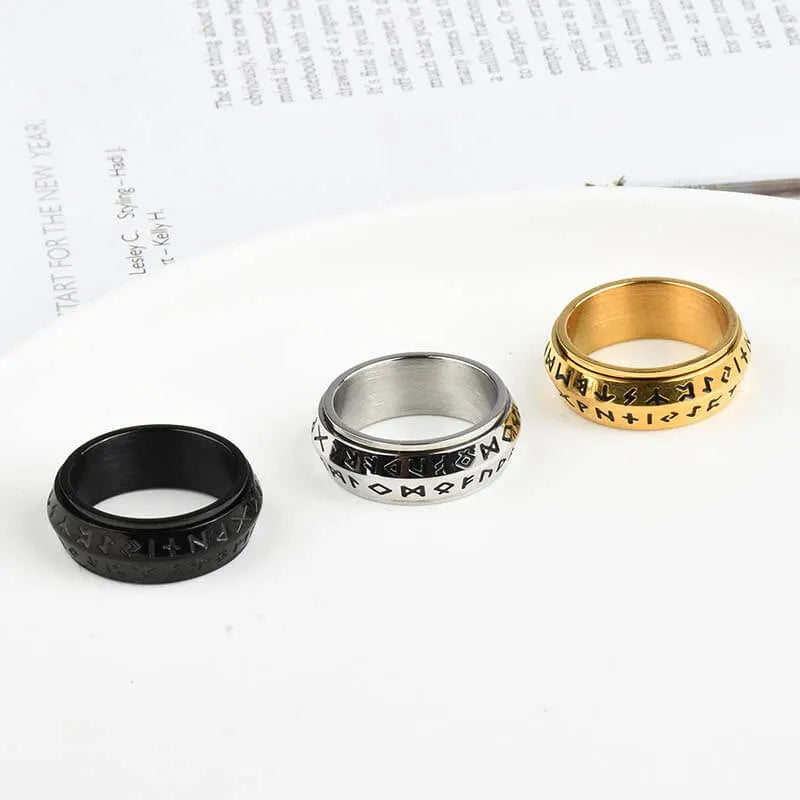 🔥LAST DAY 49% OFF - 💍Viking Rune Rotatable Ring