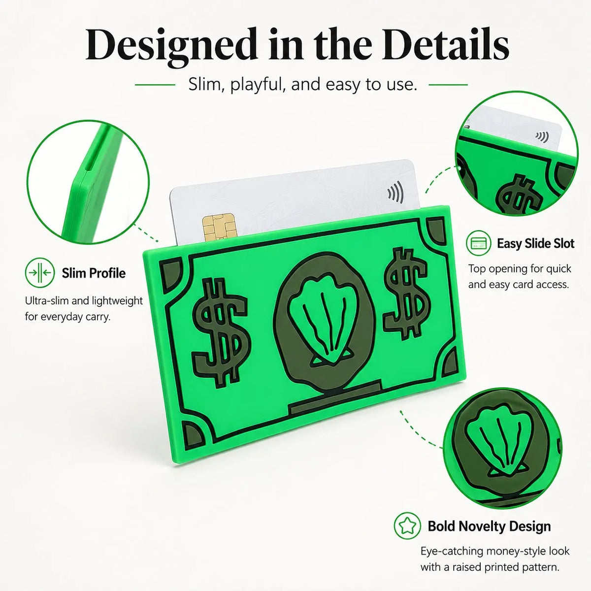 🎉💸 The Hilarious Cash-Style Card Holder Everyone Will Ask About 🧽✨