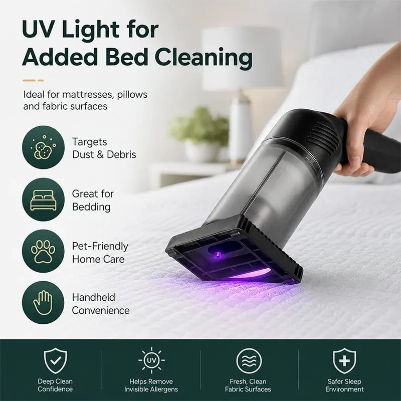 🎉Handheld Cordless Mattress Vacuum Cleaner