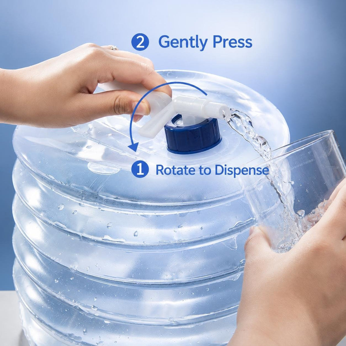 📢📢50% OFF !! ⏰Collapsible Water Container with Spigot
