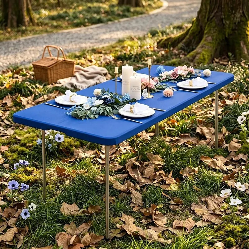 🎉Stretch Fabric Table Top Cap Cover – Elastic Edge, Waterproof & Reusable