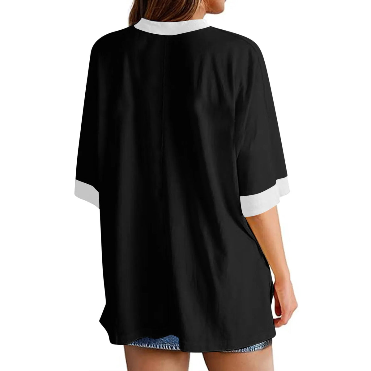 ✨Short-sleeved Color Block T-shirt (Buy 2 Free Shipping)