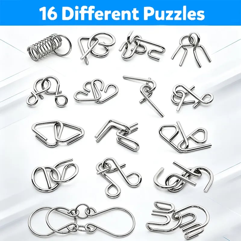 🎉The Best Christmas Gift🎁 Metal Montessori Puzzle Solving