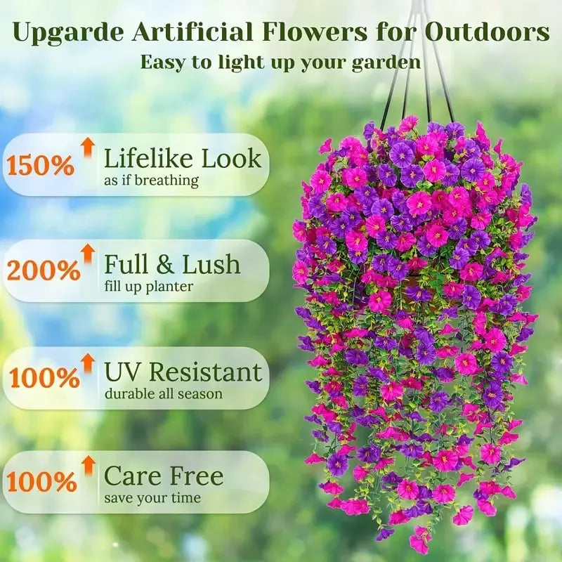 🔥HOT SALE🔥🌺UV Resistant Hanging Artificial Morning Glory Vine 💖